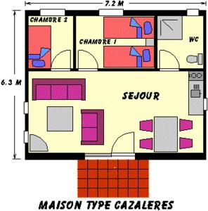 Maisons de vacances Vakantiepark Chateau Cazaleres : photos des chambres