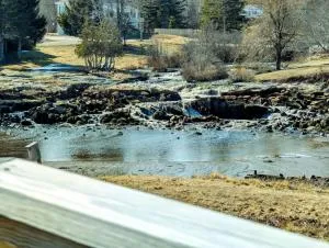 Waterfall Sea Cottage Family fire pit waterfront sleeps 4 - Steuben