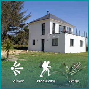 Maisons de vacances Ti Nevez - au calme - vue mer : photos des chambres