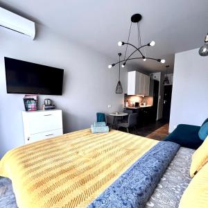 Studio Krzemieniecka, metro Słodowiec, heating, free parking by Cosmo Spirit