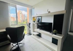 Apartaestudio de 2 habitaciones cerca a provenza y el tesoro