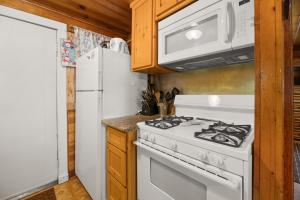 Pine Forest Cabin - Adorable vintage cabin with a cozy wood burning fireplace and foosball table!