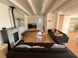 Grande maison familiale, plage