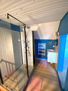 Maisons de vacances Charmant gite au bord de la Sarthe - 6 personnes : photos des chambres