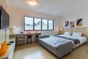 Flat Fabuloso Ibirapuera com garagem