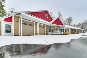 Walk to Lake Huron Beaches Home with Fire Pit! - Onaway