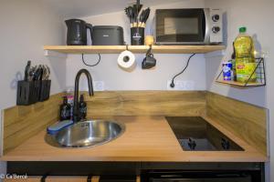 Maisons de vacances Ca-Berce Studio equipe : photos des chambres