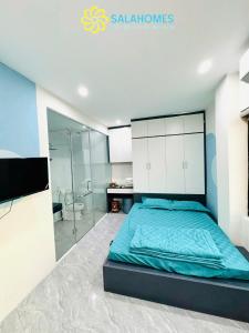 Studio phòng tắm kính xinh xắn