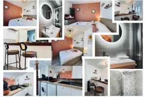 Appartements Chez Cath Studio neuf cosy proche centre-ville : photos des chambres