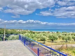 Villa Blue Cocoon - Chrani Messinia Péloponnèse- sea view 800 m from beach - Longá