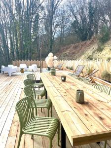 Maisons de vacances La Corniche, Villa d-architecte avec piscine, 2mn mer a Houlgate : photos des chambres