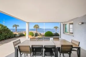 Villa Antoine Appartement RDJ Vue mer CLiM Wifi parking plage 50m La Garonne - 勒普拉代