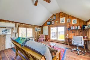 Riverfront Haven Converted Barn with Deck in Aurora