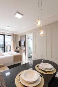 O seu aconchego na cidade com Piscina e Academia