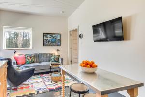 Porch with Swing and Kayaks Rural Mississippi Retreat