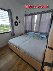 Inn the Mountain a farm house on a foggy farm hill