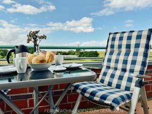 Nordseepanorama in der Ferienwohnung de Spant