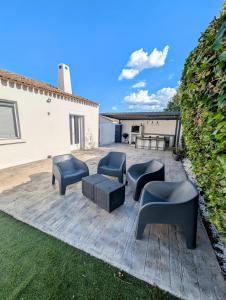 Maisons de vacances Maison de vacances avec piscine, calme et confort : photos des chambres