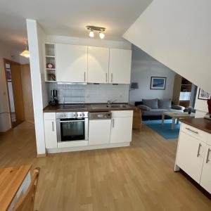 Morgenröte an der See