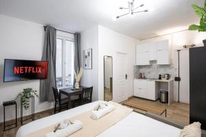 Studio à 2 min métro 13 - accès Paris Champs-Élysées - 3hvězdičkové hotely ve městě Asnières-sur-Seine