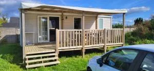 Mobil-home 28 m2, 2 chambres et terrasse - Poullan-sur-Mer
