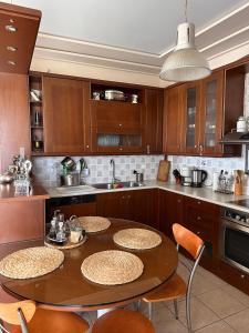 Spacious apartment with top view