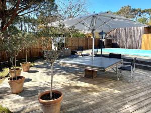 Villa plain-pied avec piscine et jardin arboré à Lège-Cap-Ferret - FR-1-736-59