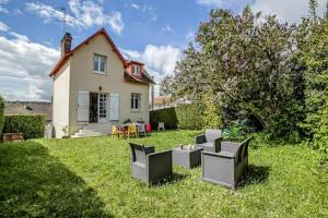 Maisons de vacances Le Temps de Vivre - Maison avec jardin proche Deauville : photos des chambres