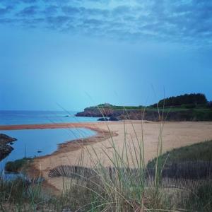 Les Oyats, vue sur mer, parking, GR34