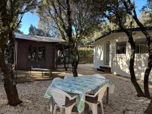 Mobil-home sud ardeche 6 personnes avec clim - Le Garn