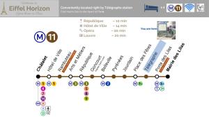 Paris 20 - T4 78m2 familial au pied du métro