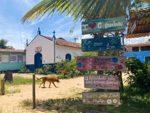 Chalé Paraíso Corumbau-Ba com Wi-Fi a poucos passos do mar, com Ar Condicionado
