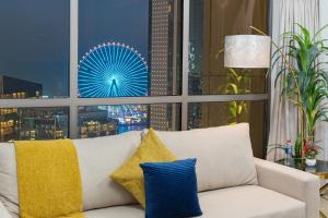 Dubai Eye & Sea View 2BR Marina & Beach Walk - 3hvězdičkové hotely ve městě Dubaj