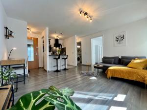 2-Zimmer Kaiser-CITY-Apartment mit Balkon und Smart-TV in der Kaiserstraße in Karlsruhe beim Europaplatz