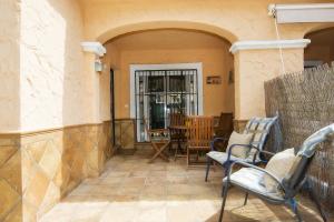 Vera Playa Chalet Adosado Jardín Piscina Parking