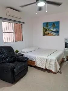 Cozy Studios-Private Entrance- HS Internet-AC-Hot Water-Backup Generator-near the Beach - Los Mameyes