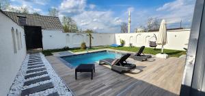 Sakarya Sapanca Ünlüce de 2 Oda 1 Salon özel havuzlu-Saunalı-Jakuzili - 5 Kişillik Bungalov-BNG-70