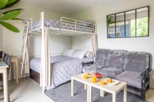 Appartements Studio - 2 lits doubles - parking : photos des chambres