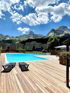 Appart'hotels ISKO CHALETS-HOTEL, Col d'Aubisque : photos des chambres