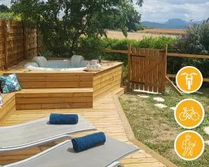 Cottage Combet Gîte Climatisé avec Jacuzzi - Sauzet