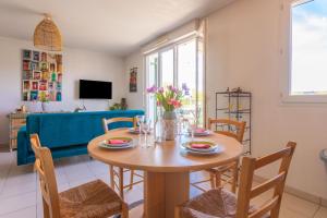 Appartements T3 au calme avec terrasse : photos des chambres