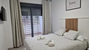 Gran terraza Apartamento playa Garrucha - Garrucha