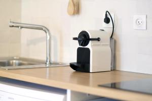 Studio rénové, 5mn plage, terrasse, clim, vélos