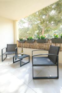 Appartements Studio renove, 5mn plage, terrasse, clim, velos : Studio