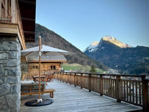 Chalet moderne à Morzine, 12 pers, 5 ch, proche centre - FR-1-754-88
