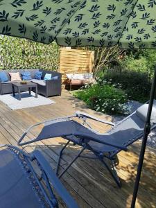 Chalets Chalet confortable a Attin - 36 m² avec jardin : photos des chambres