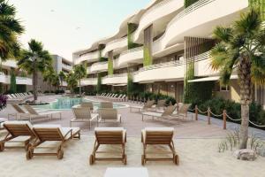 LuxuryApartmentBaiaBlanca Pool & Free Parking