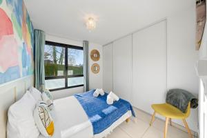 Appartements Bright modern apartment with lake view in Evian : photos des chambres
