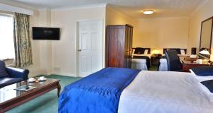 Standard Room with One Double Bed and Two Single Beds room in Best Western Heronston Hotel & Spa