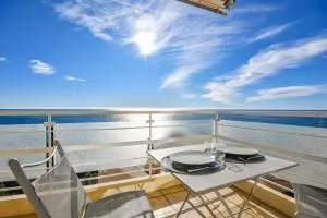 Appart vue mer splendide et plage proche de Monaco - Cap d'Ail